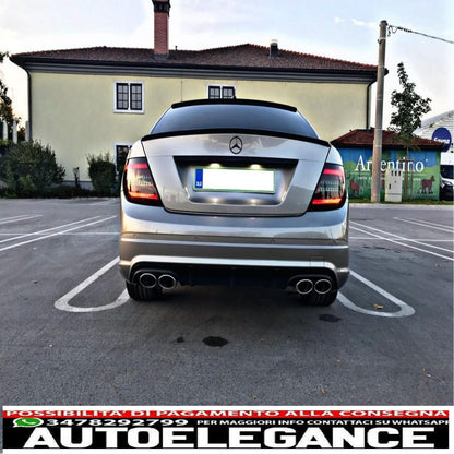 Exhaust muffler tips suitable for mercedes c class e class cls sl slk e63 c63 design 