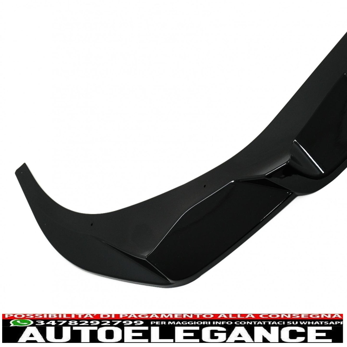 Front Bumper Spoiler Lip Suitable for BMW 7 Series G11 G12 LCI M Sport (02.2019-up) Piano Black 
