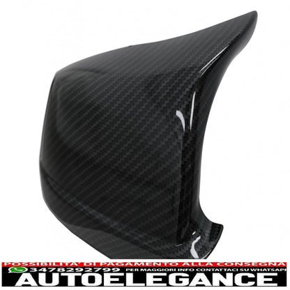 Calotte specchietti adatte per bmw serie 5 f10 f11 f18 non lci (07.2010-2013) carbon look m design AUTOELEGANCERICAMBI