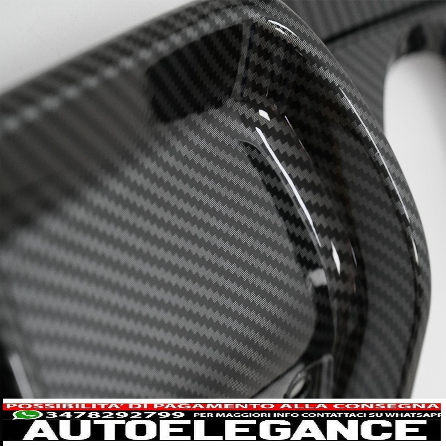 paraurti posteriore spoiler mantovana diffusore doppia uscita per scarico singolo adatto per bmw serie 3 f30 f31 (2011-2019) m performance design rivestimento in pellicola di carbonio
