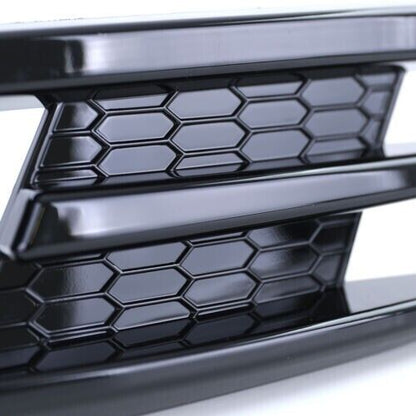 Fog light frame grill GTI look glossy black for VW Golf 7 12-16