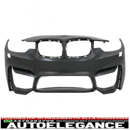 paraurti anteriore e minigonne laterali adatti per bmw serie 3 f30 f31 (2011-2019) design m3