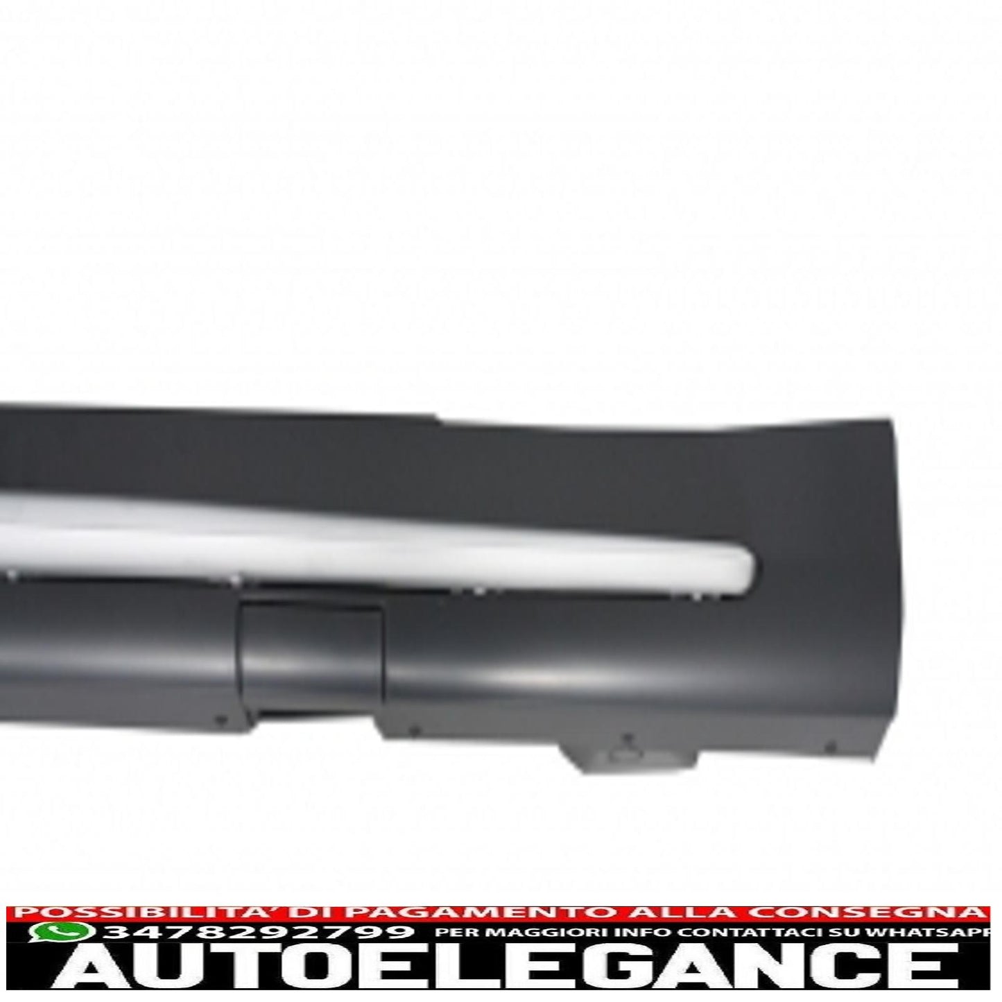 paraurti anteriore con minigonne laterali adatto per mercedes classe s w222 (2013-06.2017) design s65