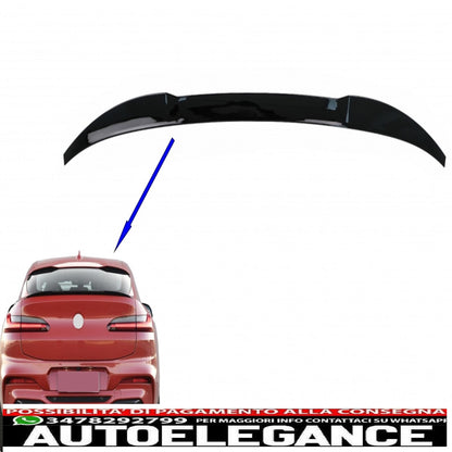 Ala spoiler per bagagliaio adatta per BMW X4 G02 (2018-2020) Piano Black AUTOELEGANCERICAMBI