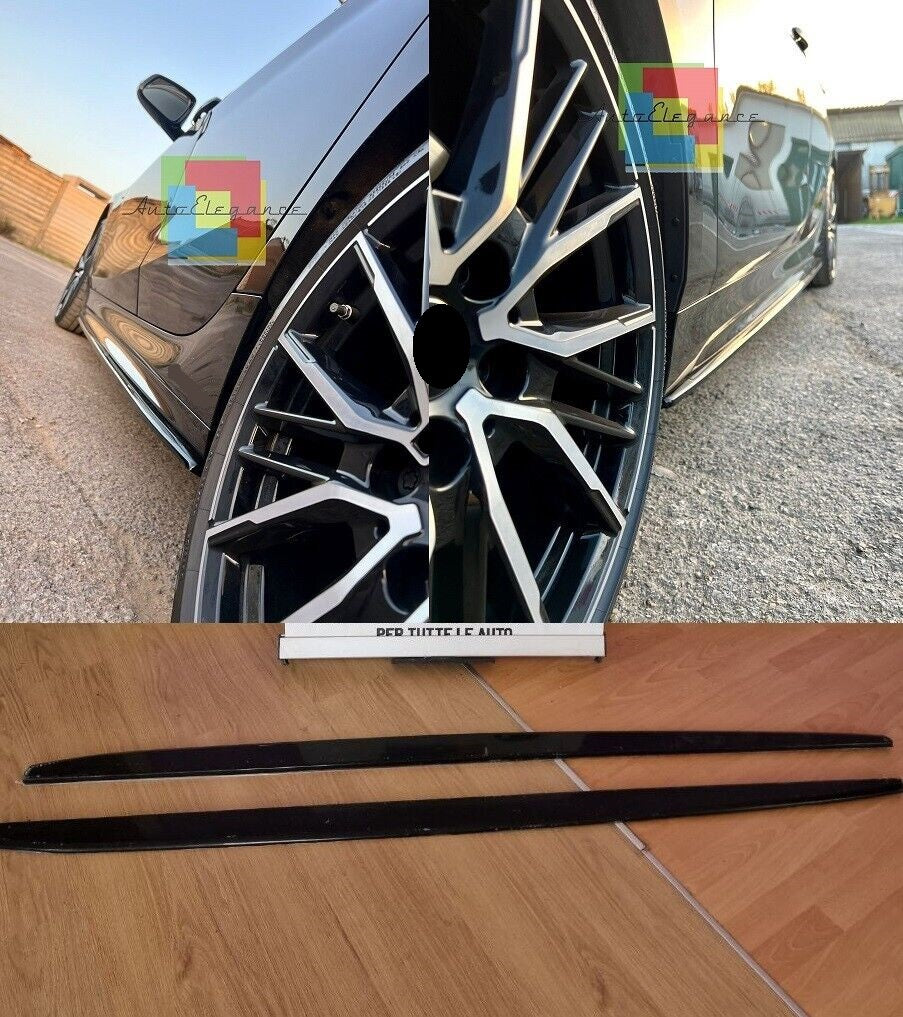 GLOSSY BLACK UNDER SKIRTS SUITABLE FOR BMW 1 SERIES E81 E87 SPORTY LOOK
