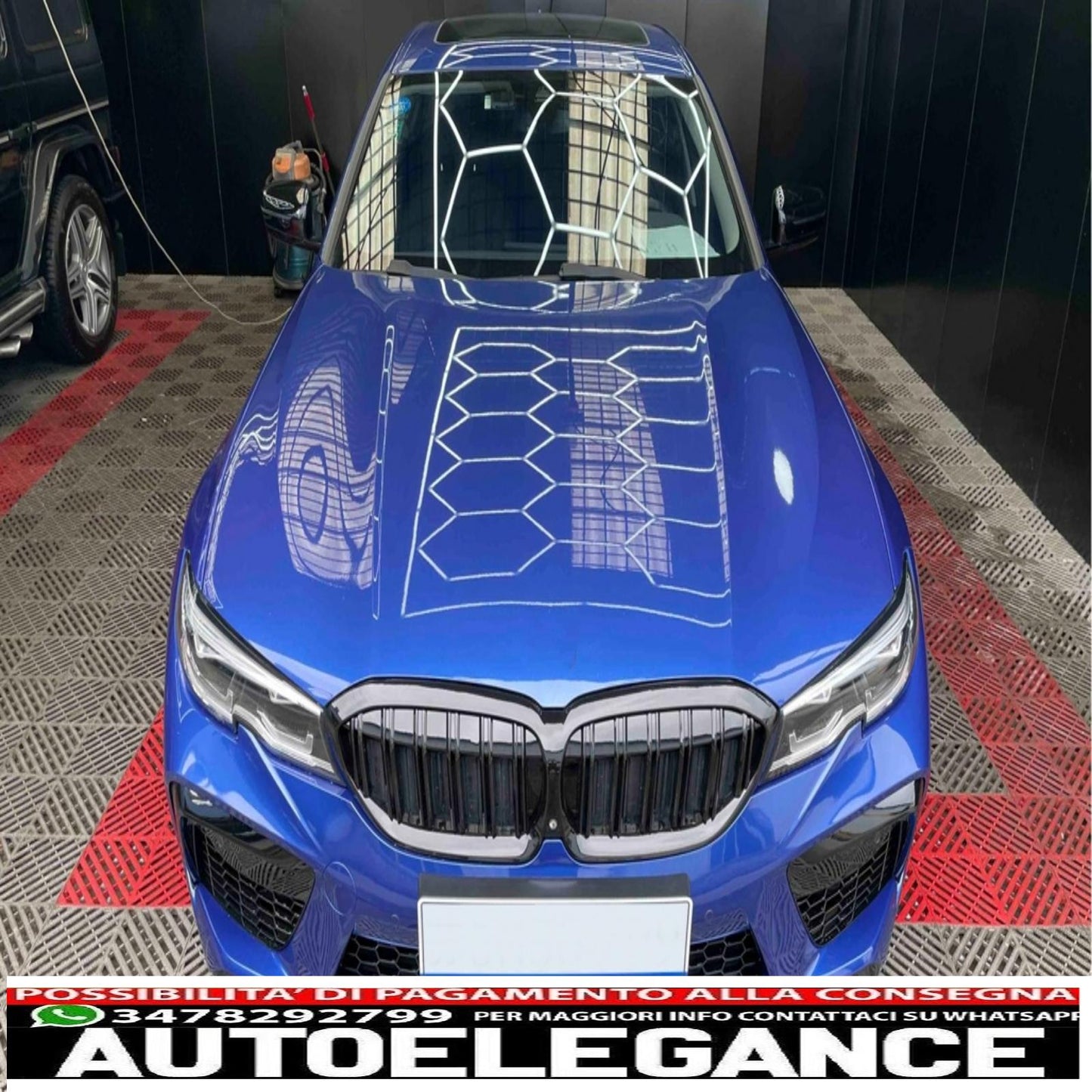 Front bumper suitable for BMW 3 Series G20 G21 (2019 onwards) M8 design 
