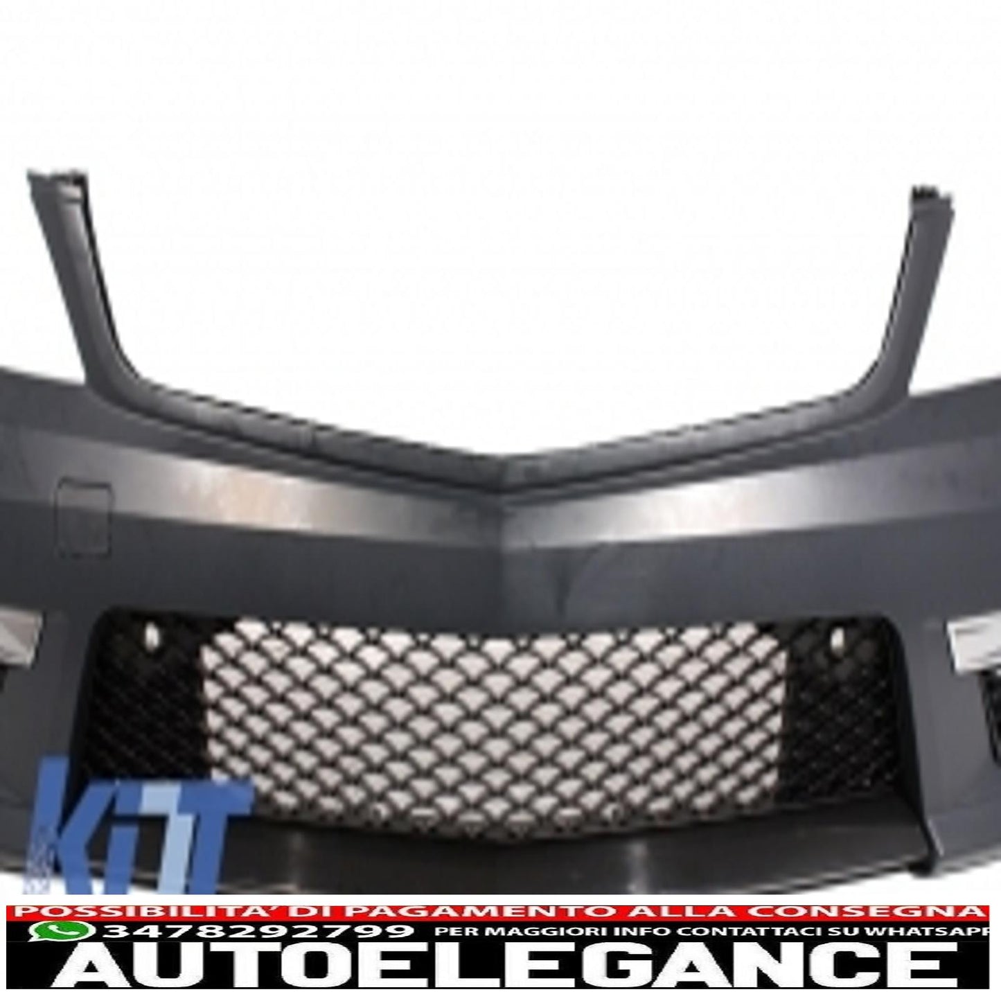 Complete conversion retrofit body kit with xenon headlights restyling suitable for mercedes c-class w204 (2007-2014) restyling c63 design