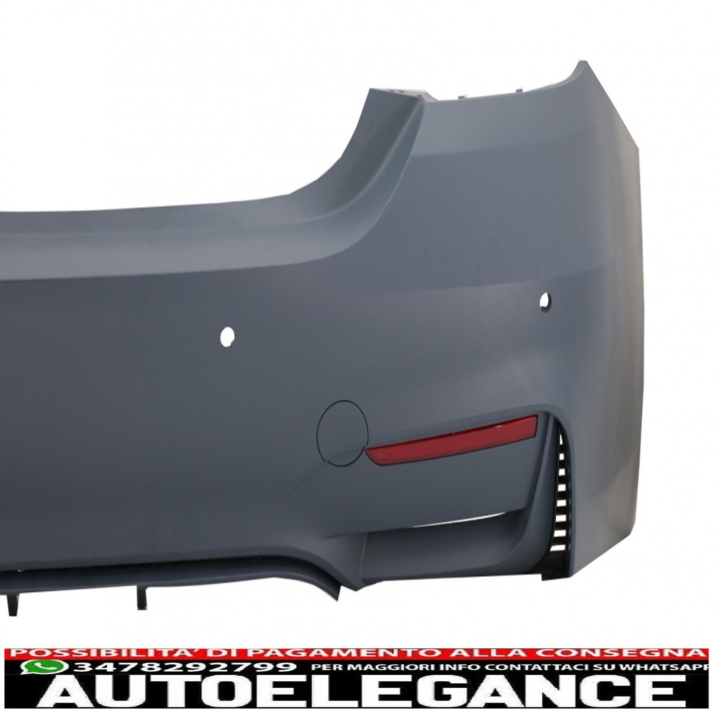 kit carrozzeria completo adatto per bmw serie 4 f32 coupé f33 cabrio (2013-2019) con terminali di scarico pianoforte nero design m4