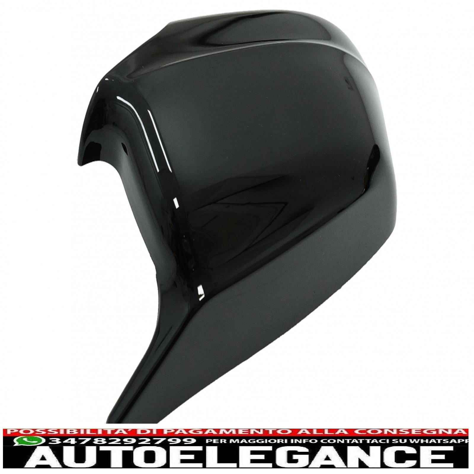 Calotte specchietti adatte per BMW Serie 5 F10 F11 F18 Non LCI (07.2010-2013) Piano Black M Design AUTOELEGANCERICAMBI