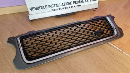 GRIGLIA ADATTA PER RANGE ROVER VOGUE III L322 2010-2012 PROFILO CROMATO NERA