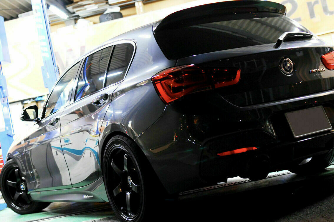BMW SERIE 1 F20 2011-2019 SPOILER M SPORTIVO VERNICIATO NERO AUTOELEGANCERICAMBI