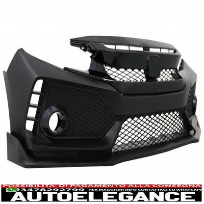 complete body kit suitable for honda civic mk10 fc fk (2016-up) sedan type r design 