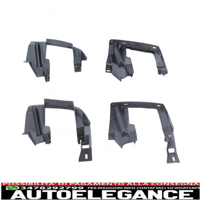 Rear bumper valance diffuser suitable for mercedes w176 a class (2012-2018) a45 facelift design red edition