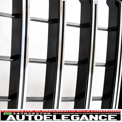 front grille suitable for mercedes cls w218 facelift (2014-2017) gt-r panamericana design chrome 