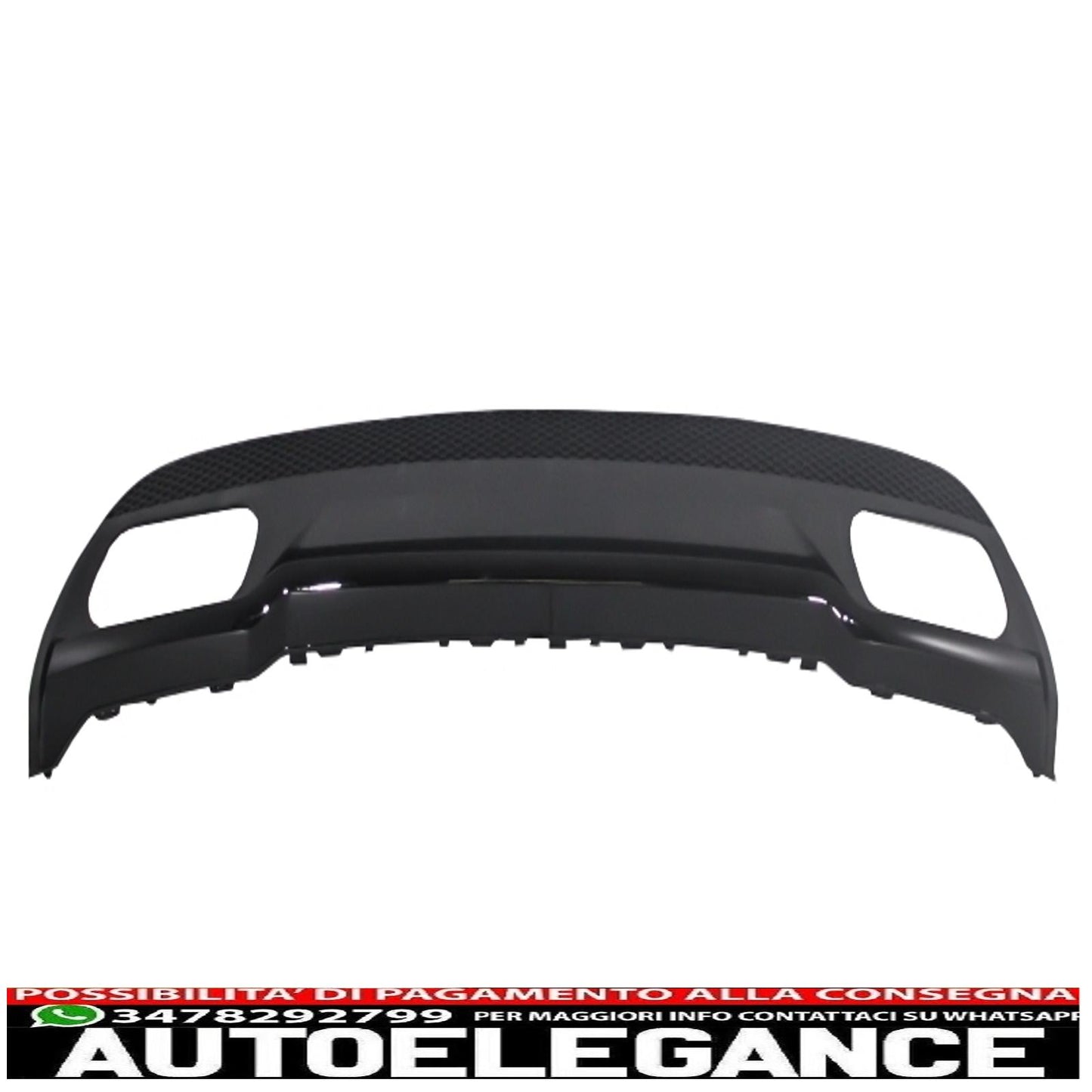spoiler per bagagliaio, spoiler per cofano del bagagliaio, diffusori, punte di scarico adatte per mercedes w176 classe a 12+ sport nero