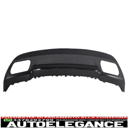 spoiler per bagagliaio, spoiler per cofano del bagagliaio, diffusori, punte di scarico adatte per mercedes w176 classe a 12+ sport nero