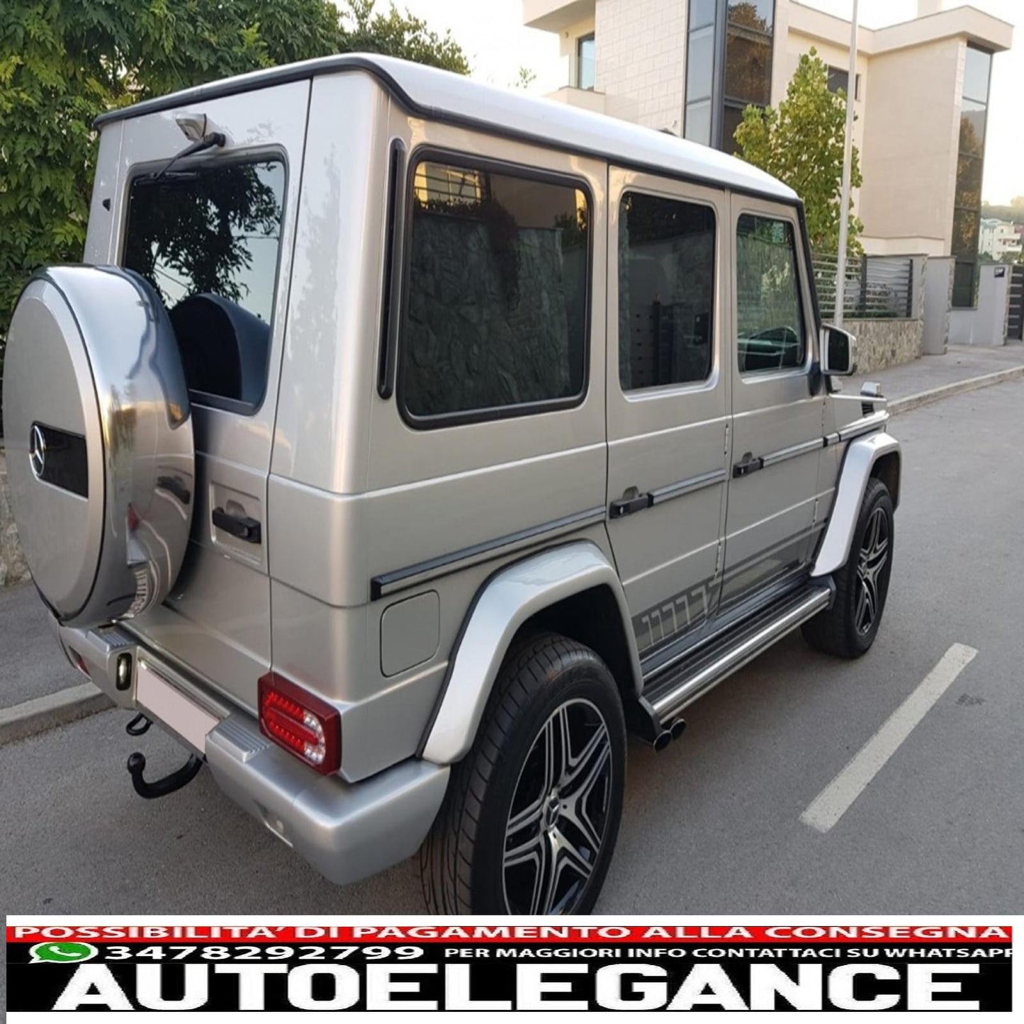 side decals matt black vinyl sticker suitable for mercedes g class w463 (1989-2017)