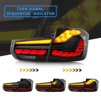 Fanali posteriori a LED completi adatti per BMW Serie 3 2012-2018