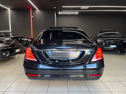 "USED" REAR BUMPER FOR MERCEDES-BENZ S-CLASS W222 GLOSSY BLACK LOOK 