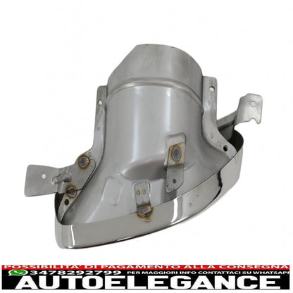 Rear Bumper Valance Diffuser with Exhaust Tips Suitable for BMW 4 Series G22 G23 M Sport (2020-up) M440i Chrome Design