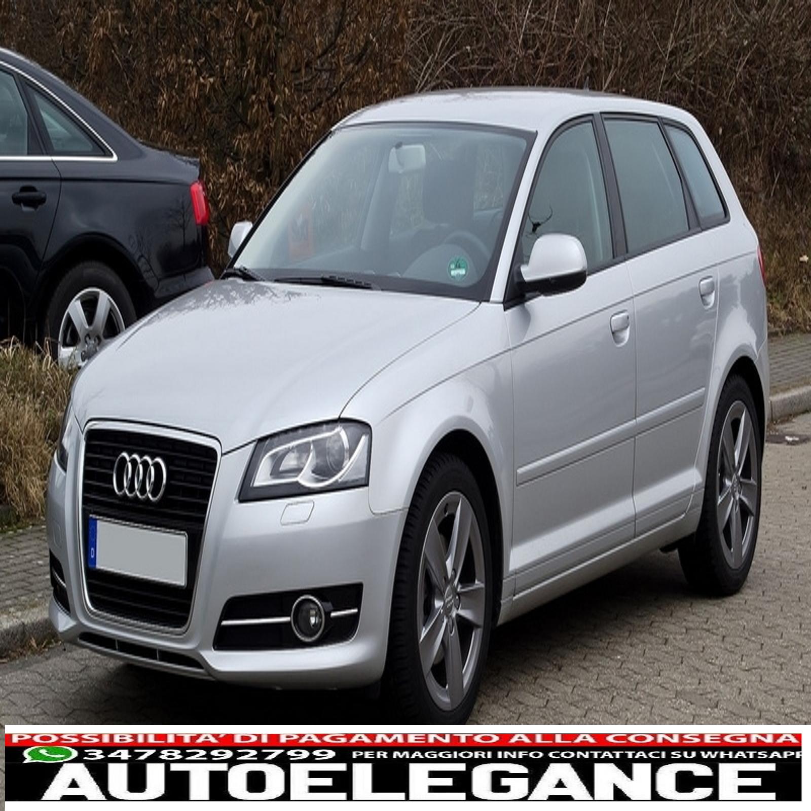 Copri fendinebbia griglie laterali adatti per audi a3 facelift (8p1) (2008-2012) s3 sline design AUTOELEGANCERICAMBI
