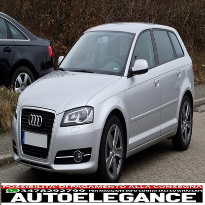 Copri fendinebbia griglie laterali adatti per audi a3 facelift (8p1) (2008-2012) s3 sline design AUTOELEGANCERICAMBI
