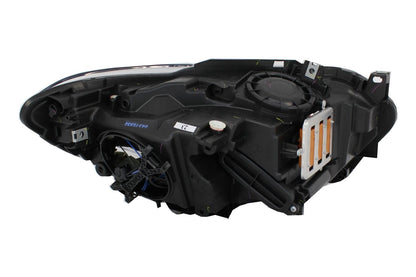LED DRL Angel Eye Headlights for BMW 1 Series F20 F21 2011-2014 Black Light