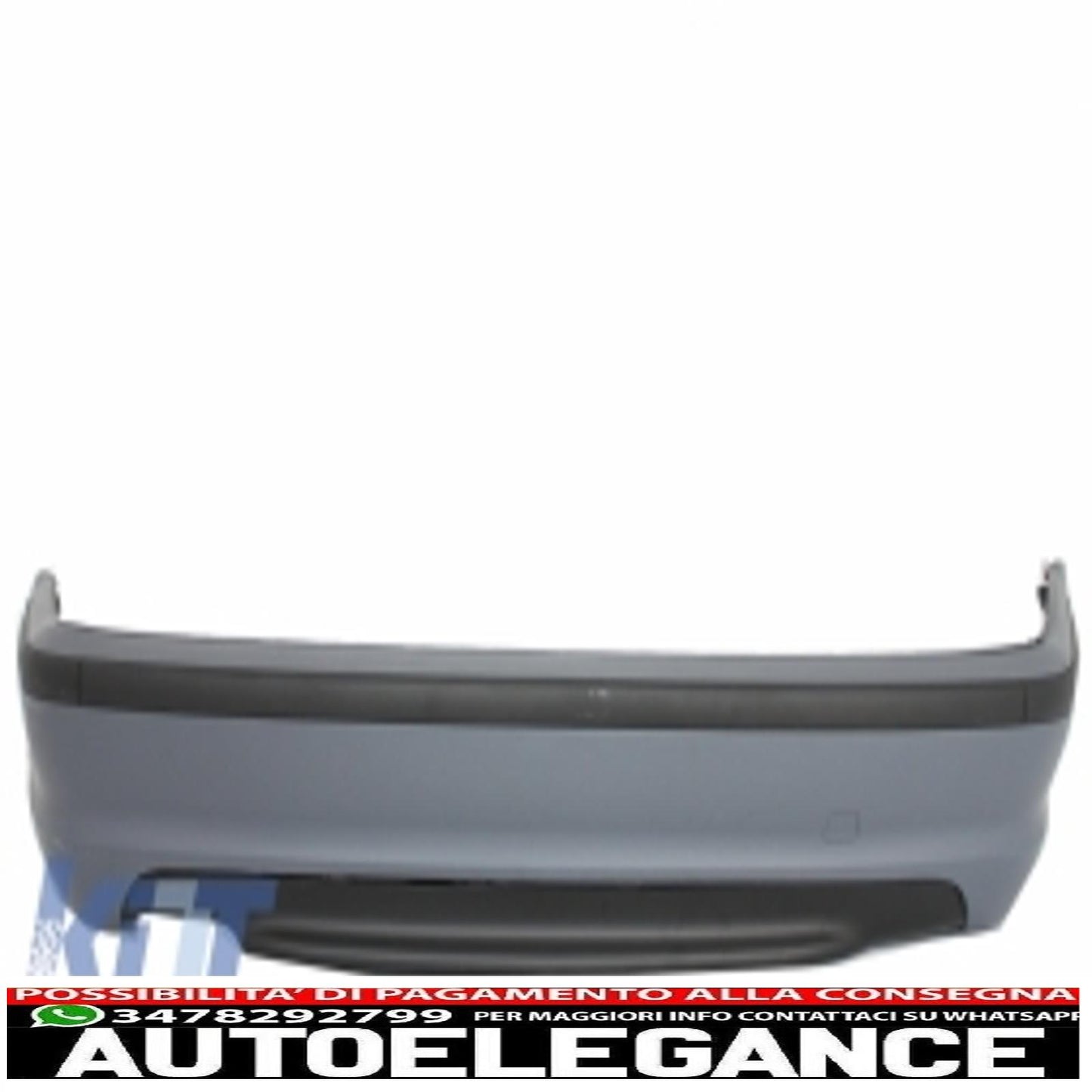body kit suitable for bmw 3 series e46 4d sedan (1998-2004) m-technik design with exhaust silencer