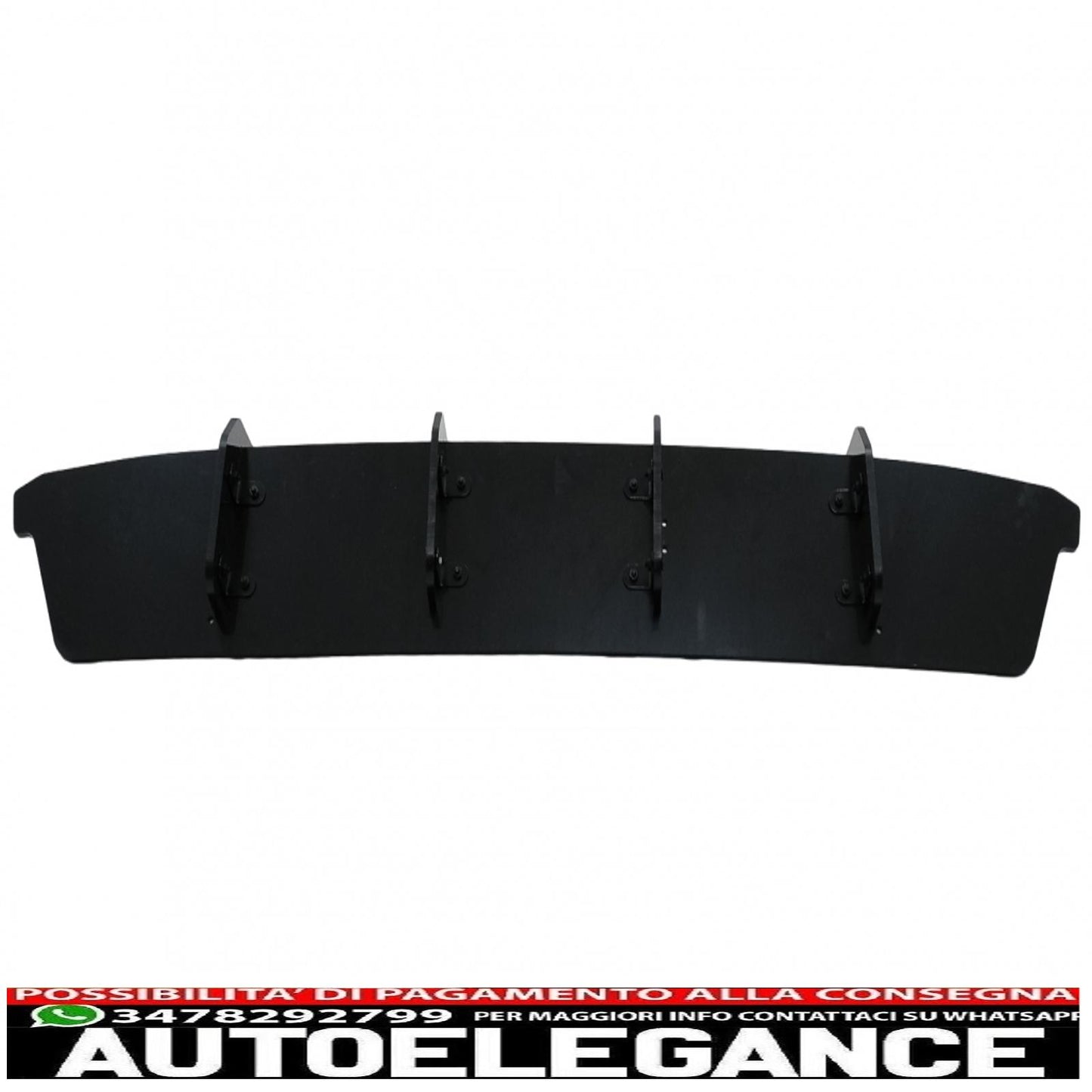 Rear bumper extension for diffuser suitable for mercedes cla 35 / 45 c118 x118 with aero pack (2019-up) black 