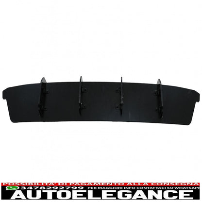 Rear bumper extension for diffuser suitable for mercedes cla 35 / 45 c118 x118 with aero pack (2019-up) black 