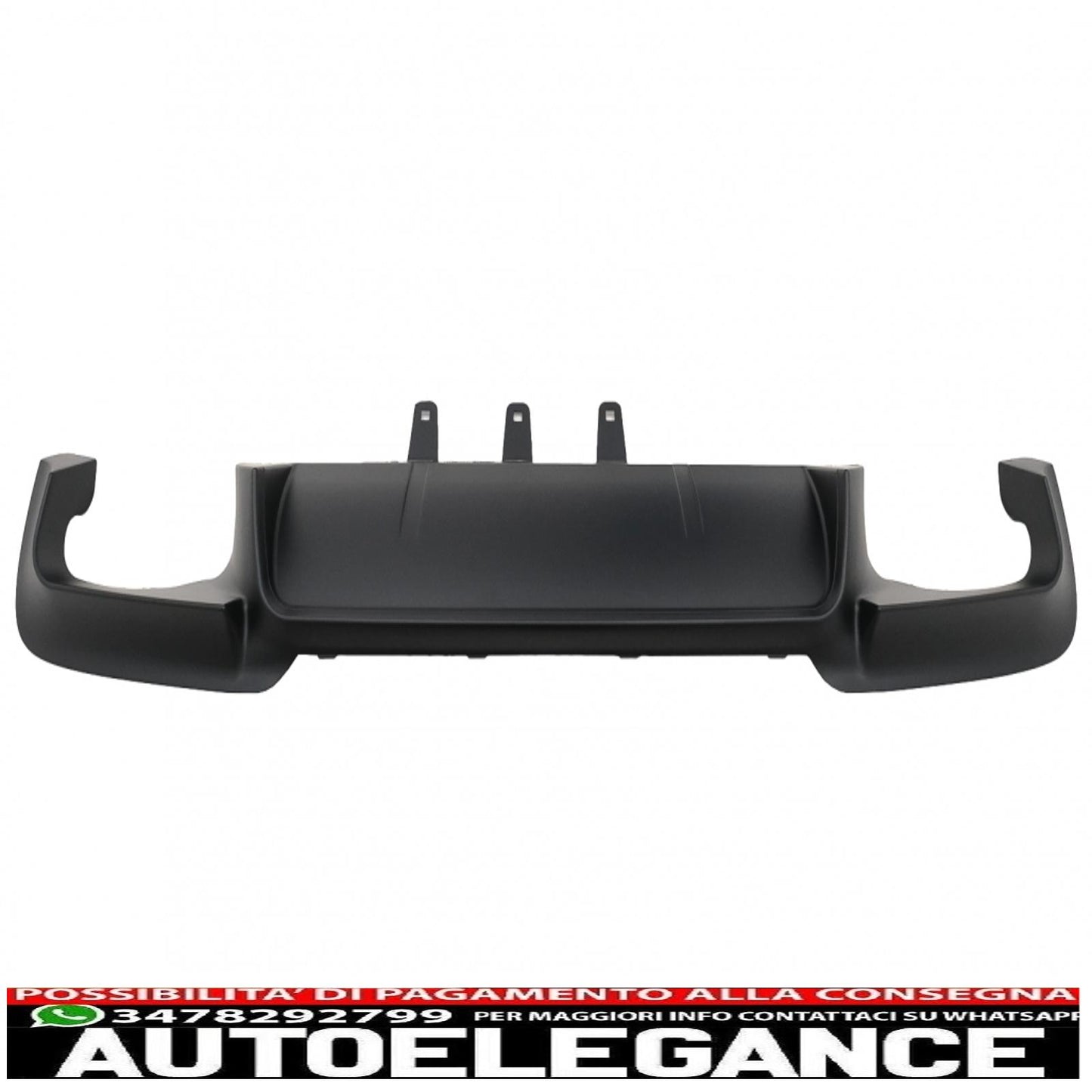 diffusore d'aria a doppia uscita adatto per bmw serie 5 f10 f11 (2011-2017) m design