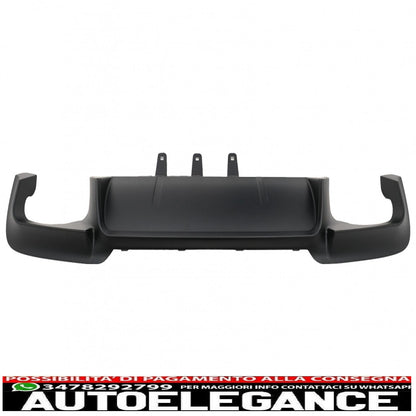 diffusore d'aria a doppia uscita adatto per bmw serie 5 f10 f11 (2011-2017) m design