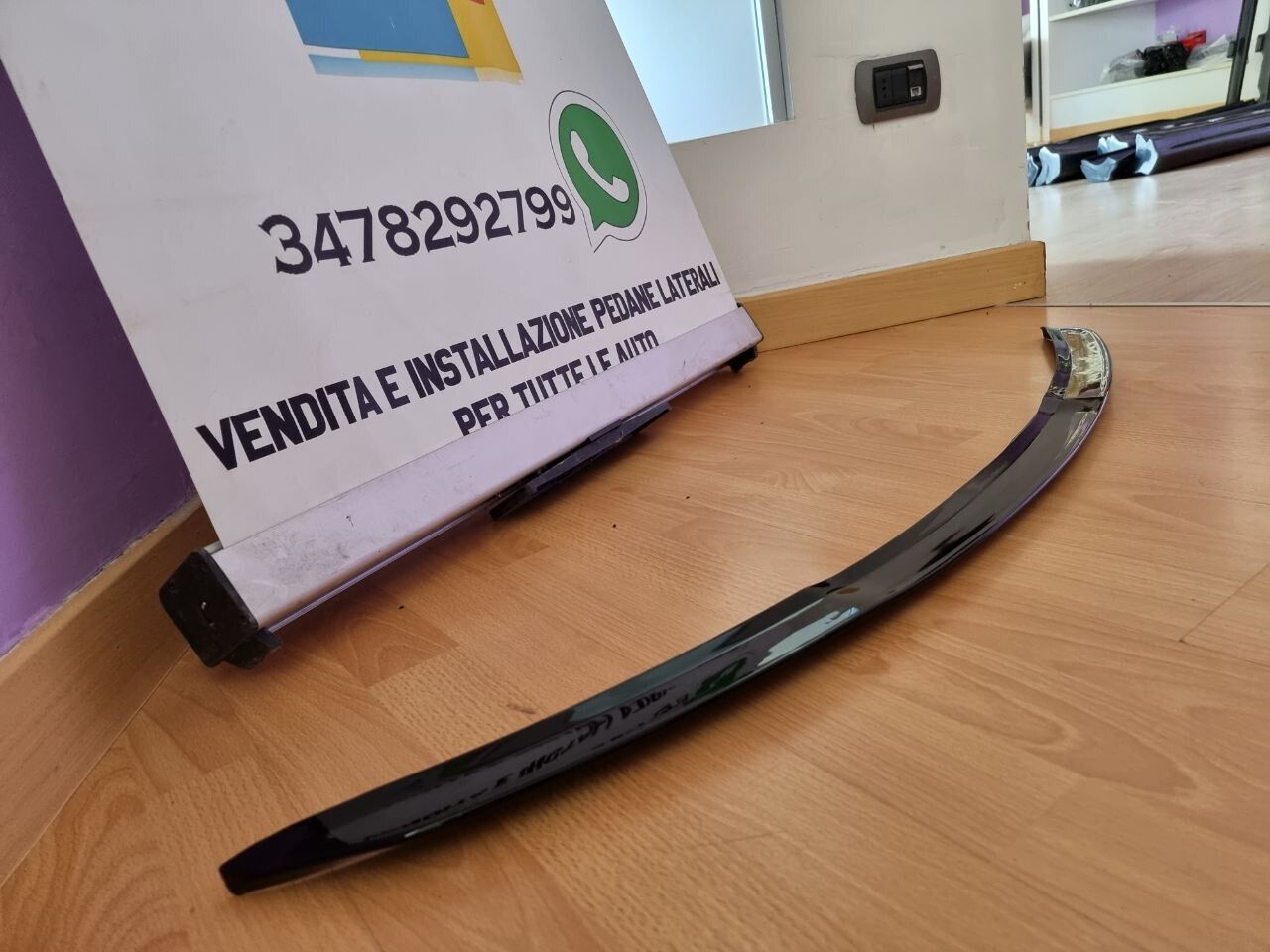 ROOF SPOILER WING SUITABLE FOR MERCEDES-BENZ A-CLASS W176 GLOSSY BLACK LOOK 