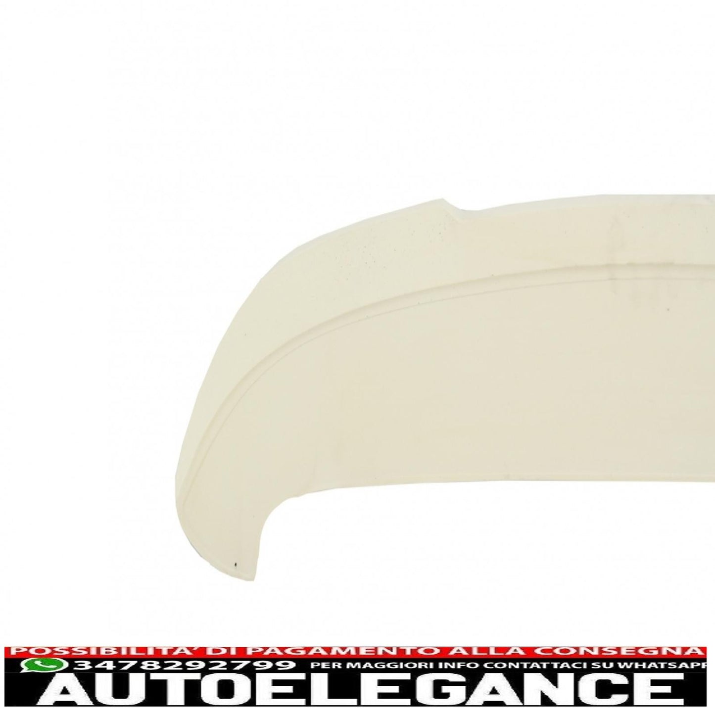 additional roof spoiler suitable for audi a3 8v sportback 5d (2012-) rs3 look