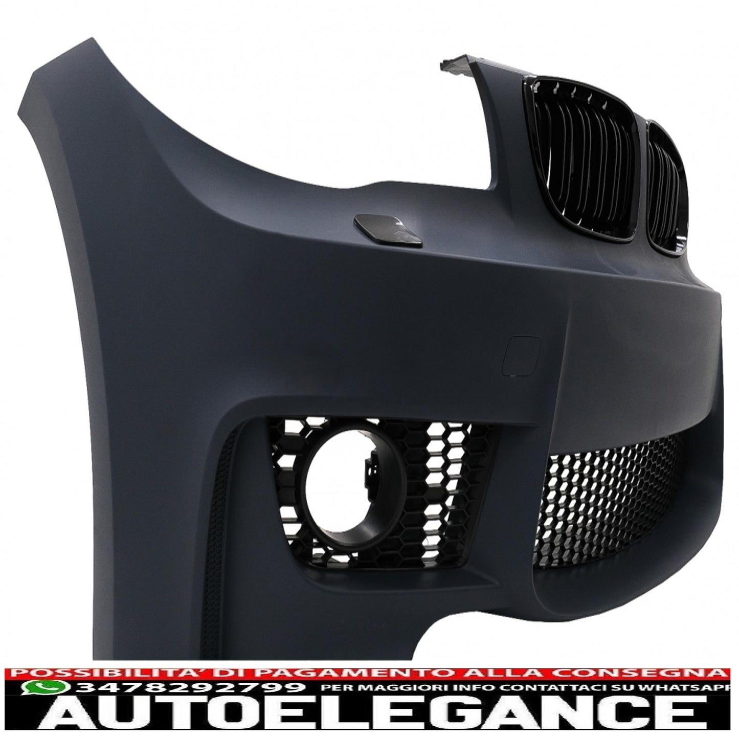 paraurti anteriore adatto per bmw serie 1 e81 e82 e87 e88 (2004-2011) design 1m