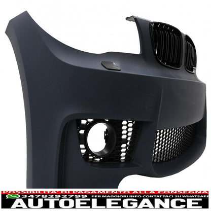 paraurti anteriore adatto per bmw serie 1 e81 e82 e87 e88 (2004-2011) design 1m