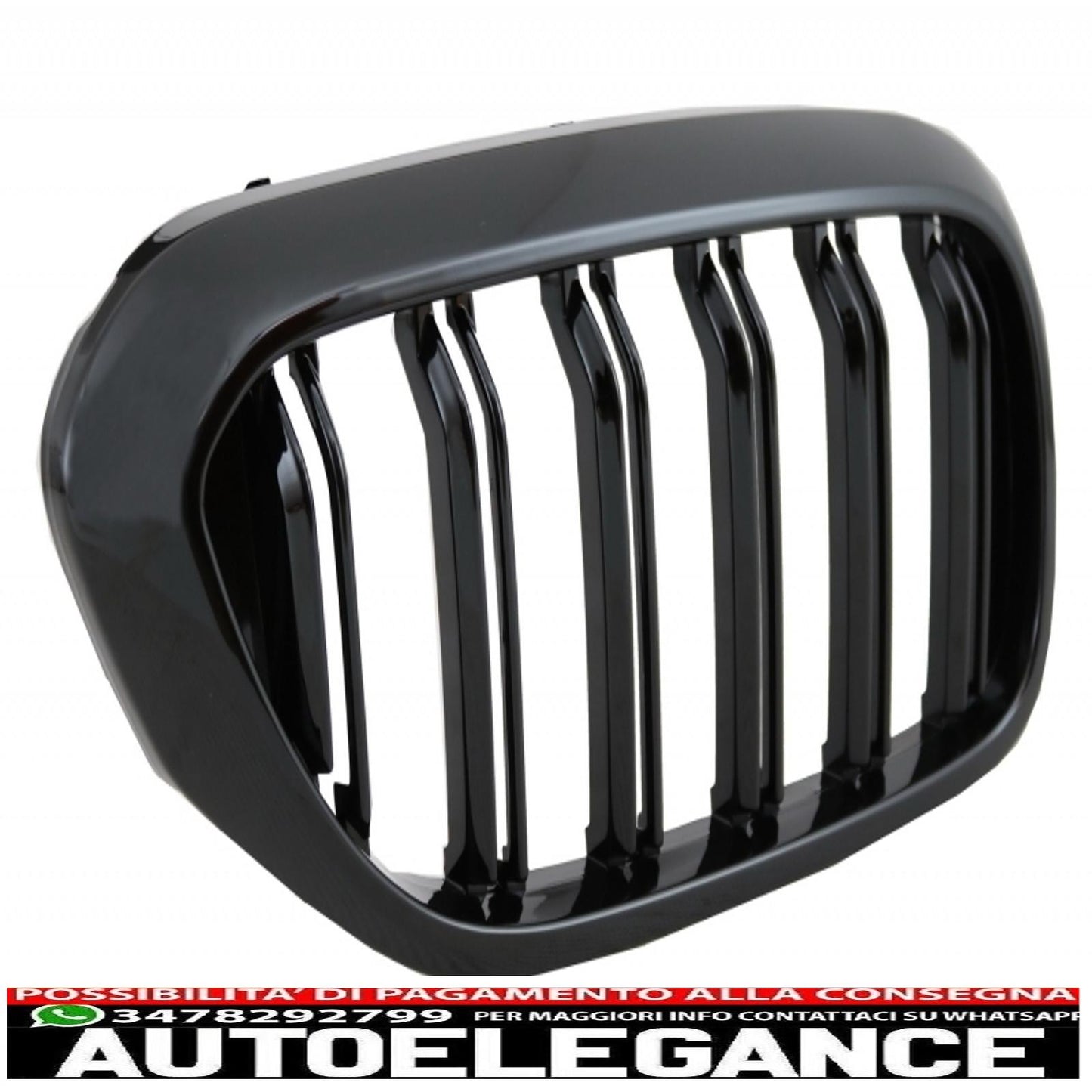 complete body kit suitable for bmw 5 series g30 (2017-2019) m5 design with central kidney grille double stripe m design piano black