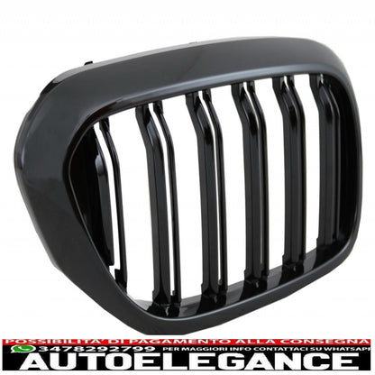 complete body kit suitable for bmw 5 series g30 (2017-2019) m5 design with central kidney grille double stripe m design piano black