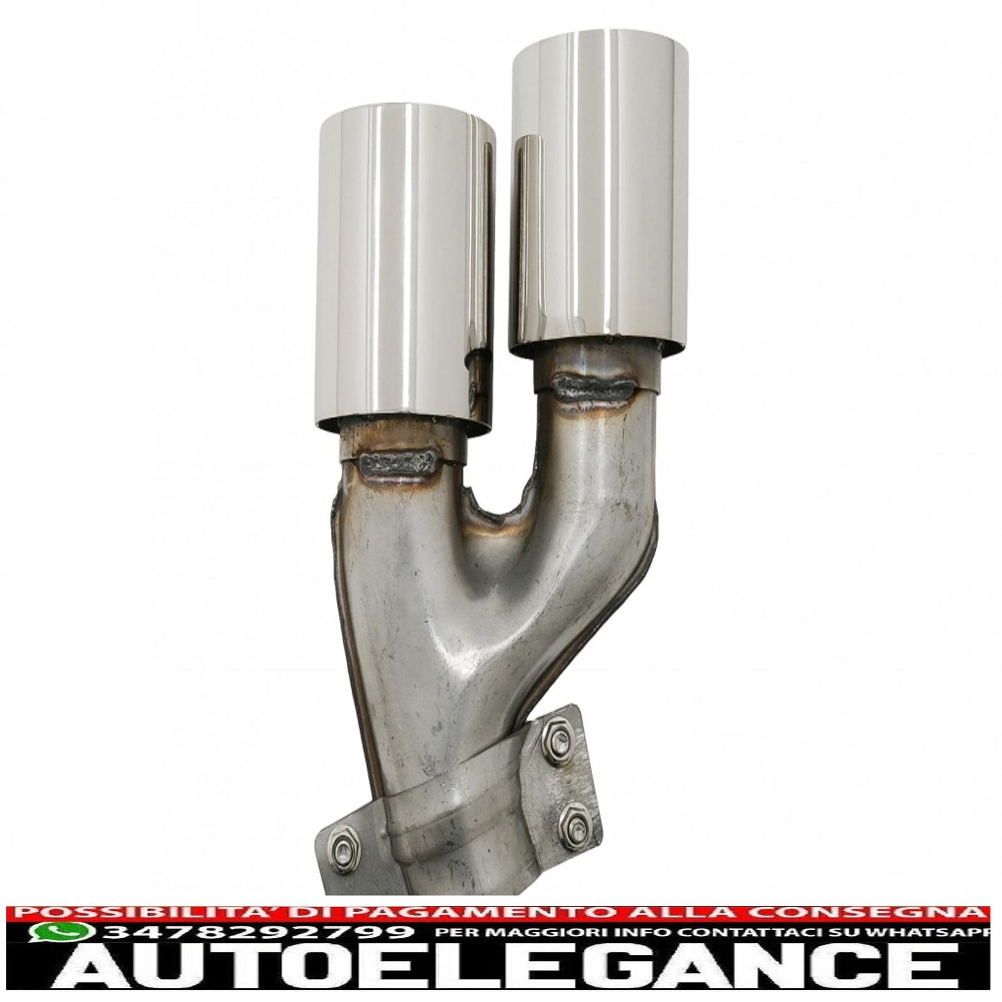 Exhaust muffler tips suitable for bmw 5 series g30 g31 g38 6 series g32 (2016-2020) 540i chrome design 