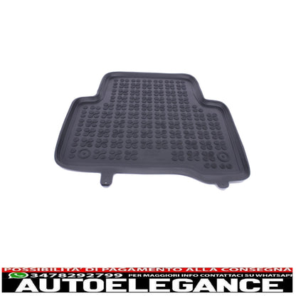 Black rubber mat suitable for VW Tiguan II 2015+