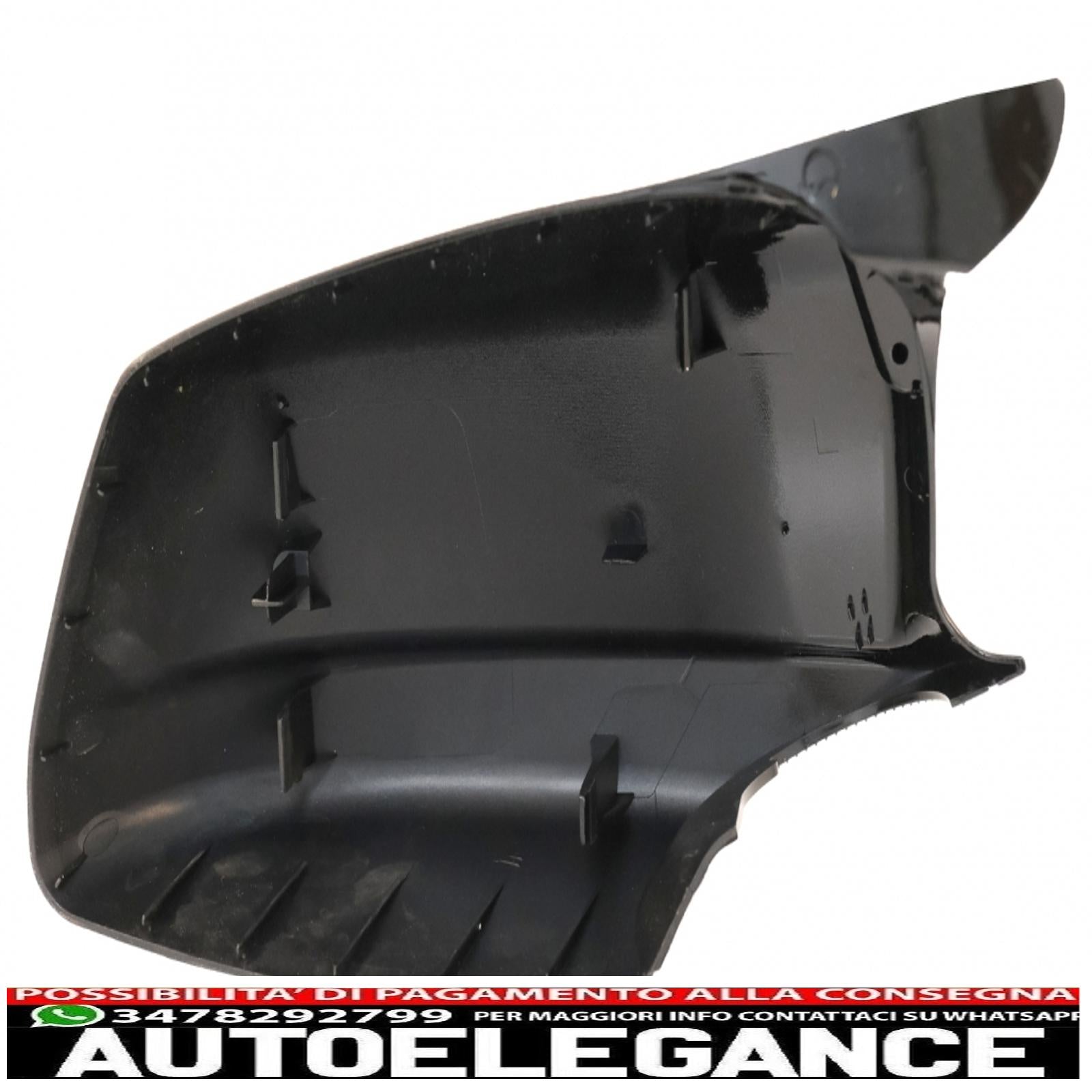 Calotte specchietti adatte per BMW Serie 5 F10 F11 F18 Non LCI (07.2010-2013) Piano Black M Design AUTOELEGANCERICAMBI