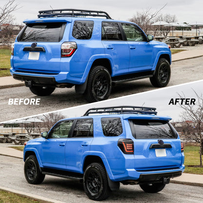 Fanali posteriori a LED completi per Toyota 4Runner 2014-2021 con animazione dinamica di avvio (magazzino USA e Canada)