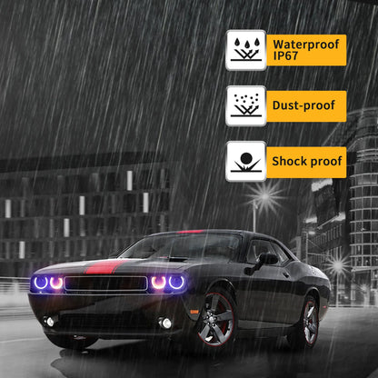 Fari a doppio raggio RGB per Dodge Challenger 2008-2014
