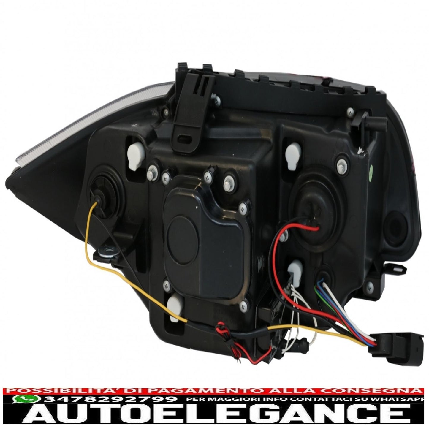 ccfl angel eye headlights suitable for bmw 1 series e87 e81 e82 e88 (2004-2011) black 