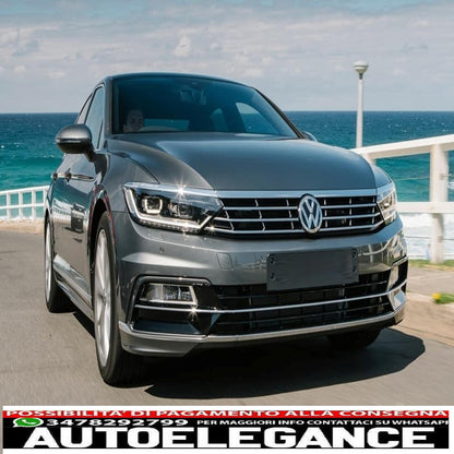 paraurti anteriore adatto per vw passat b8 3g (2015-2018) design r-line