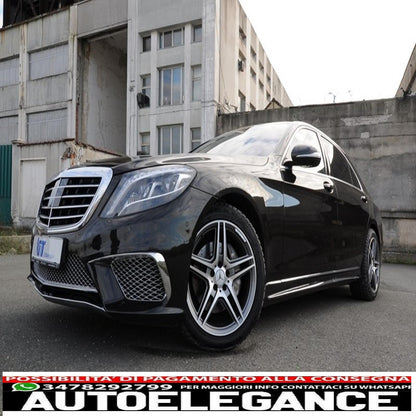 body kit suitable for mercedes s class w222 (2013-06.2017) design s65 with pdc