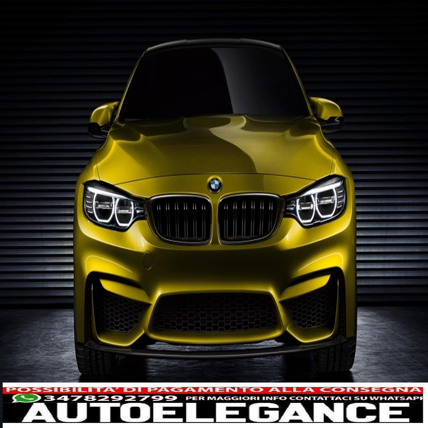 Paraurti anteriore adatto per bmw serie 4 f32 f33 f36 (2013-2017) coupé cabriolet gran coupé m4 design