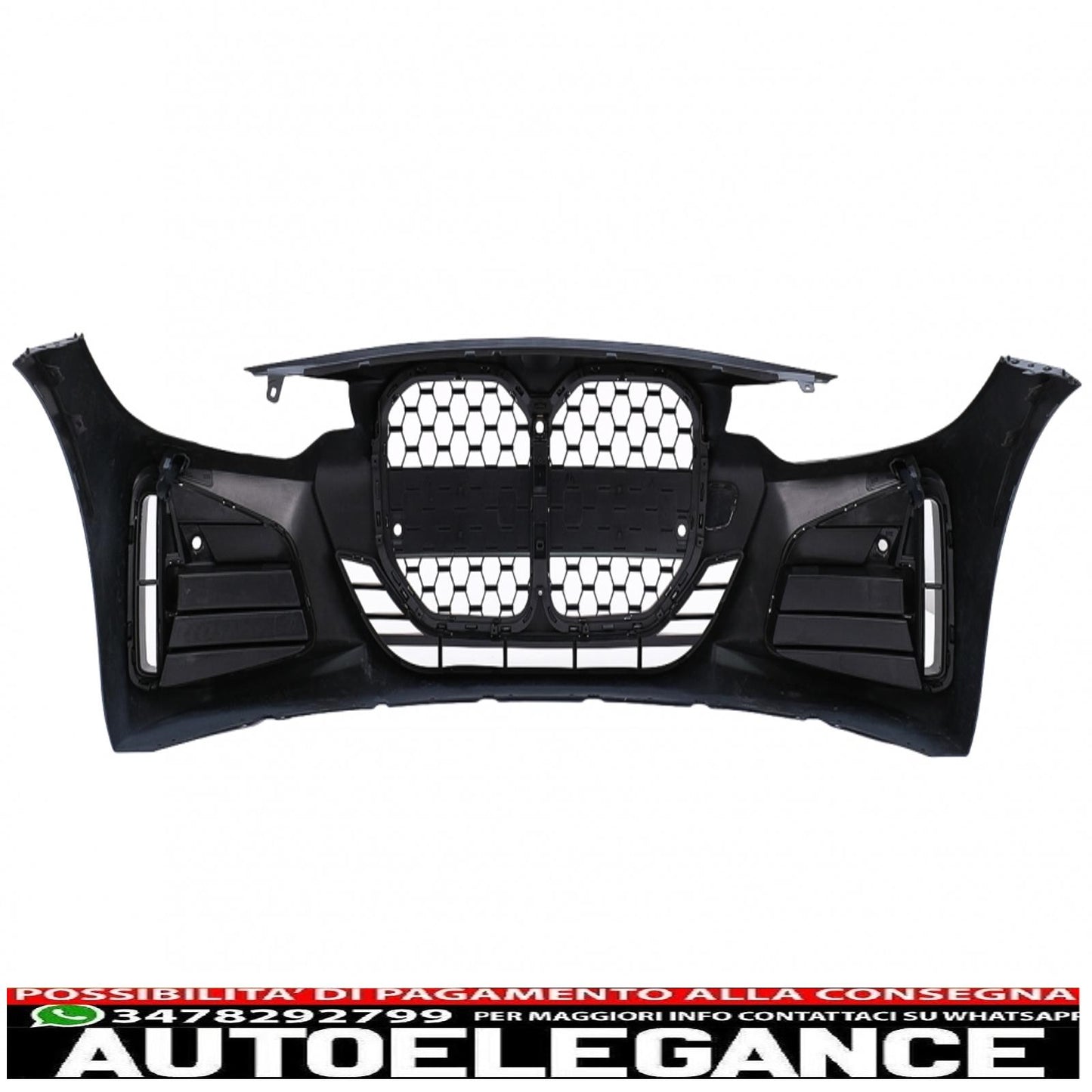 Front Bumper Suitable for BMW 4 Series F32 F33 F36 (2013-2017) Coupe Convertible Gran Coupe M4 Design Chrome Grille