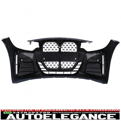 Front Bumper Suitable for BMW 4 Series F32 F33 F36 (2013-2017) Coupe Convertible Gran Coupe M4 Design Chrome Grille