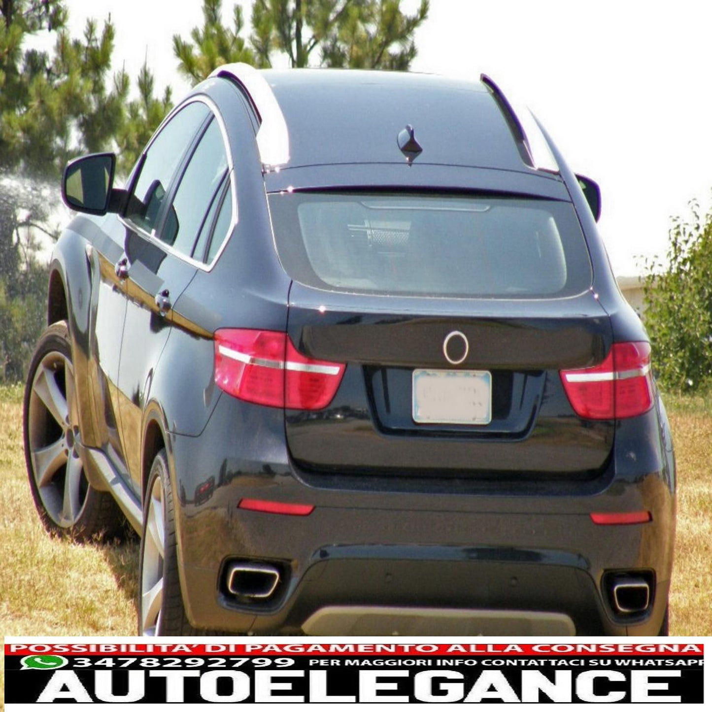 Roof rails suitable for bmw x6 e71 e72 (2008-2015) silver 
